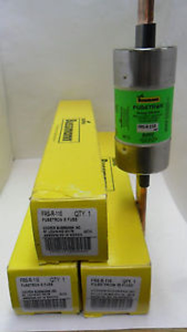 New Lot Bussmann FRS-R-110 Amp Fuses Class RK5 600 Volts Energy Efficient New