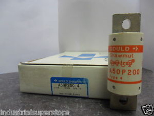 New Lot Gould Shawmut A50P 200 A50P200 Amp Fuses Bussmann FWH 200 Type 4 New