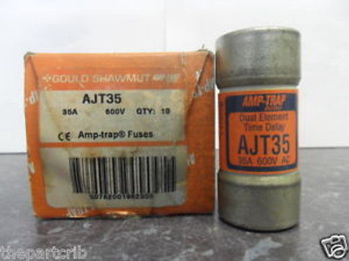 New Lot Shawmut AJT35 35 Amp Fuses Class J Bussmann LPJ 35SP 600V New