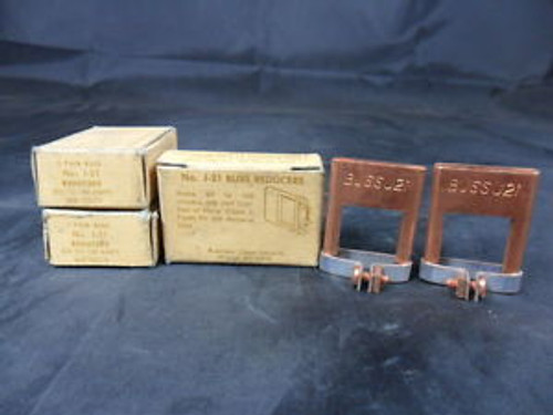 New Lot Bussmann Class J Fuse Reducers J-21 200 To 100 Amp 600 Volts New