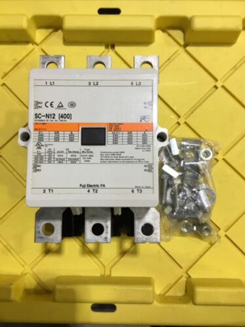 New Fuji Electric Sc4Abaa 3Nc5H 400 Amp Contactor Sc-N12 No Packaging