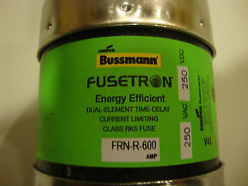 NEW Bussmann FRN-R-600 250V 600A Fusetron Dual-Element Time Delay Fuse