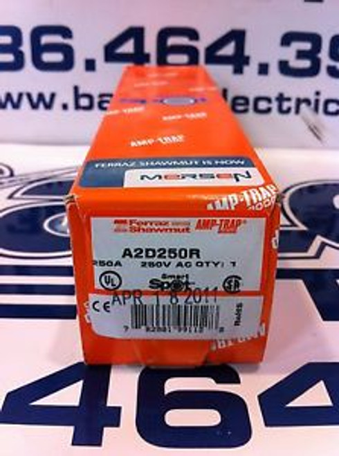 Ferraz Shawmut Mersen A2D250R 250A 250V AC AMP-TRAP 2000 Smart Spot Fuse