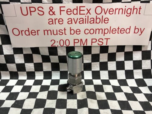 Nupro Purity Bellows Sealed Valve 1/4" Tbw, 6Lv-Bnbw4-Du-O, Shipsameday#1370V3