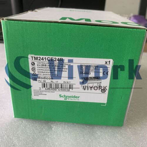 Schneider Tm241Ce24R Logic Controller M241-24Io Relay Ethernet 100-240V New