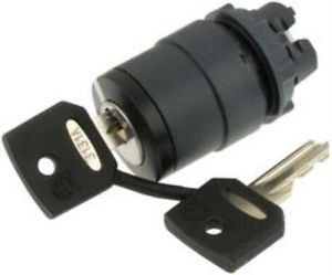 28W5607 Schneider Electric Zb5Ag020 Actuator, Key, Harmony Xb5 Pushbutton