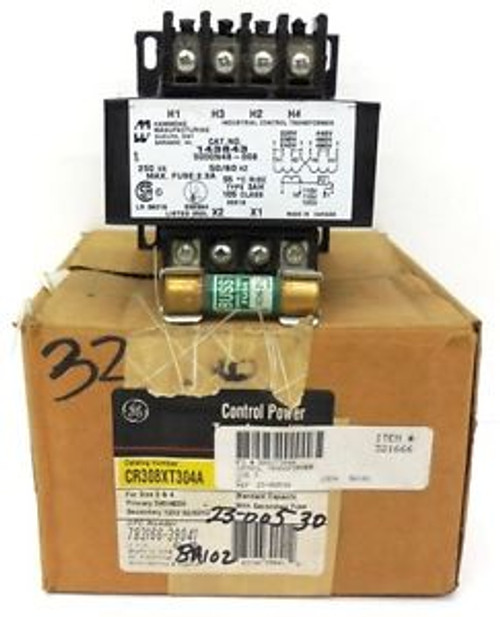 GENERAL ELECTRIC HAMMOND MANUFACTURING INDUSTRIAL CONTROL TRANSFORMER 143843