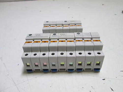 Pack of 5 ALLEN BRADLEY FUSE HOLDER 1492-FB3C30-L (ORANGE)  NEW