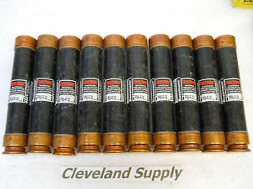 BUSSMANN FRS-R-35 FUSETRON FUSES 35A 600V CLASSRK5 (SET OF 10) NEW NO BOX