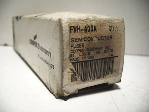 COOPER BUSSMANN FWH-400A NEW QUANTITY SEMICONDUCTOR FUSE