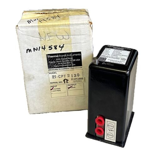 New Thermo Brandt Instruments Pi-Cpt2130 / Cpt2130 Transducer 4-20Ma 3-15Psig