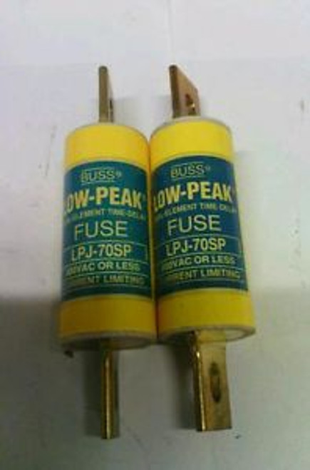 Bussman LPJ-70SP Dual Element Time Delay Fuse Pack of 2