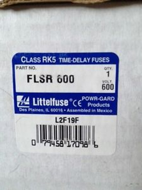 FLSR 600 ID Littelfuse, FRS-R-600, 600 AMP 600 VOLT FUSES