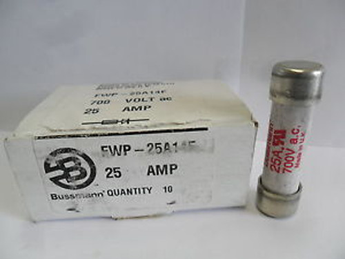 New Lot Bussmann FWP-25A14Fa 25 Amp Fuses Semiconductor 700 Volts New