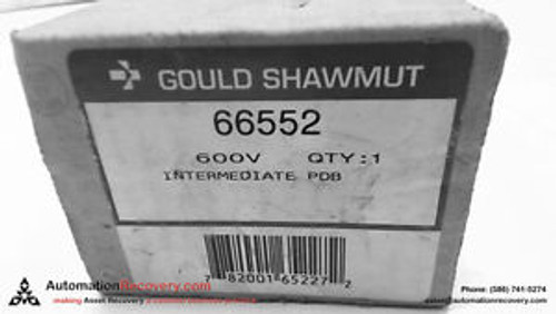 GOULD SHAWMUT 66552  POWER DISTRIBUTION BLOCK 2 POLE 600V, NEW