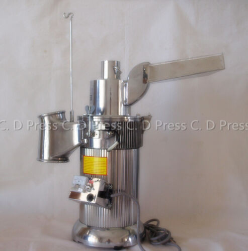 Df-20 Automatic Continuous Hammer Mill Herb Grinder Pulverizer 220V/110V