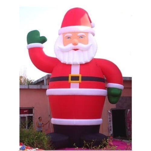 26' Inflatable Santa Christmas Holiday Decoration With Blower