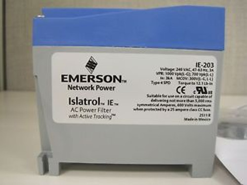 EMERSON ISLATROL IE-203 AC POWER FILTER W/ACTIVE TRACKING  NEW IN OPEN BOX
