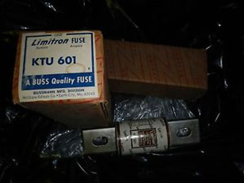 Limitron KTU 601 601 Amp Fuse BUSS KTU-601 Fast Acting BUSSMANN KTU601 NEW