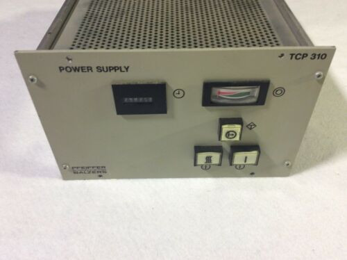 Pfeiffer Balzers Tcp 310 Turbomolecular Vacuum Pump Controller Power Supply