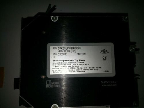 Moore Industries Spa2/Hlprg/4Prg/U-Ao-Fmeda 2300830 2343A 21.6-375Vdc 6W Max