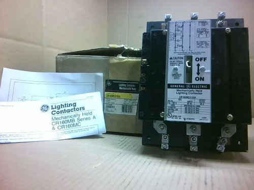 Ge Lighting Contactor Cr160Mc3102A 30A Max. 115-120V Coil 