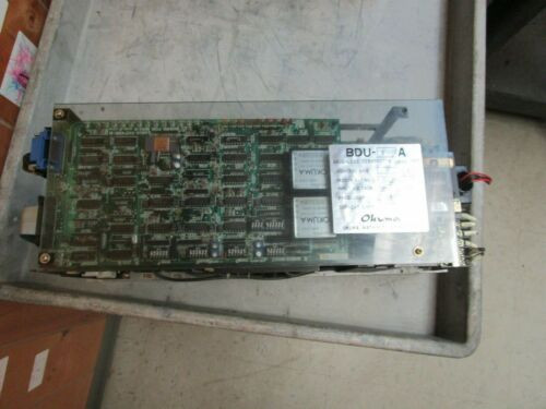 Okuma Brushless Servomotor Drive Unit Bdu-30A X-Axis 3Ph 200/220V 21 Amp Used