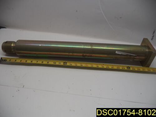 Terex Pin 0036002107, 27 1/2" Length To Bottom Of Plate, 28 5/8" Overall