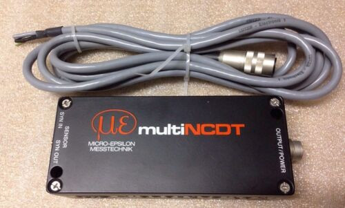 Micro-Epsilon  Sensor Dt110-S-S2-M-C3, Dt110Ss2Mc3, Dt110Ss2Mc3 #101A