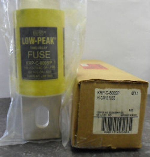 New Bussmann KRP-C-800SP Amp Fuse KRP C 800SP Low Peak Class L 600V  New