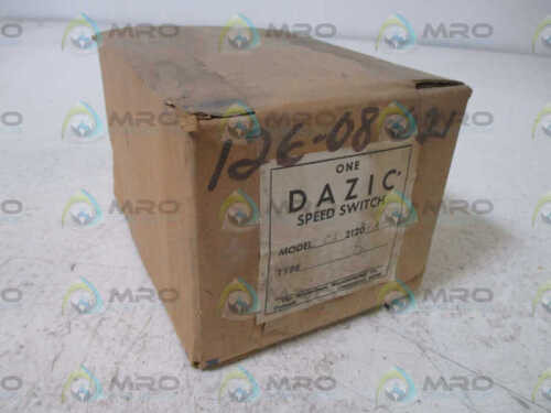 Winterburn Ci2120A1 Type B Speed Switch  Factory Sealed