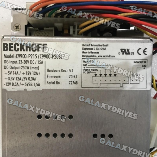 1Pcs Used Beckhoff C9900-P215 C9900-P208 250W The Power Supply