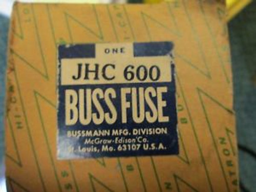 Bussman Fuse, JHC600, 600A 600V, NEW