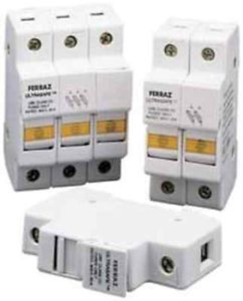 Mersen USCC UltraSafe Modular Fuseholder  3+N Pole  For 600VAC/VDC  200kA  30 Am