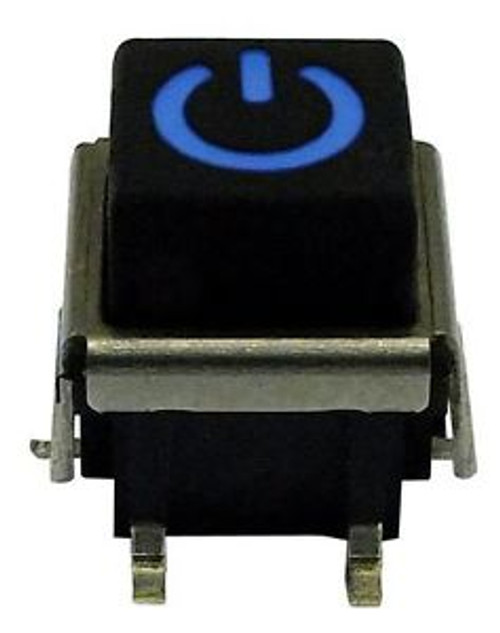Illuminated Tactile Switches Tactile Sw Ip67 Spst Blue Led (10 Pieces)