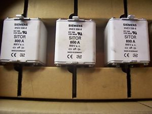Pack of 3 New  SIEMENS Sitor 3NE3-338-8  800A/800V  Made in England