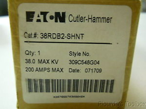 Eaton Cutler-Hammer Fuse, 38RDB2-SHNT, 200 Amp, 309C548G04