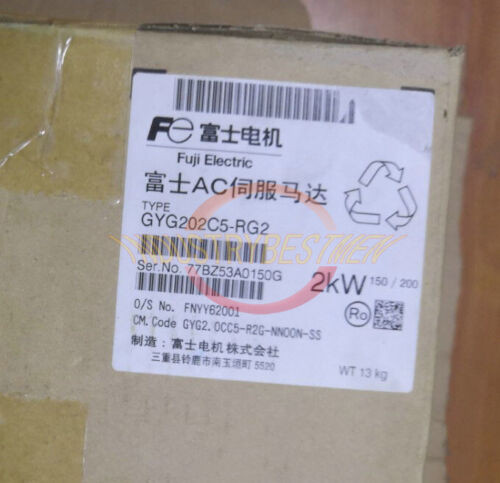 1Pc Fuji Servo Motor Gyg202C5-Rg2/Gyg202C5Rg2 New