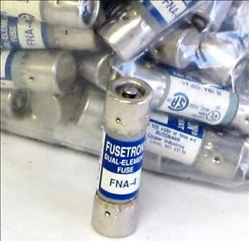 52 FUSETRON FNA-4 DUAL ELEMENT FUSE Pack of 52 - NEW