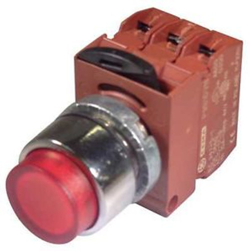 Ge P9Cplrsdn12Nadi Illum Push Button Operator,22Mm,Red G6375232