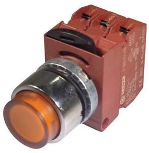 Ge P9Cplasdn12Nadi Illum Push Button Operator,22Mm,Orange G6374374