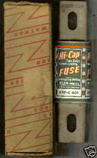 BUSSMAN KRPC 601 FUSE KRP-C 601 600 VOLT 600 AMP