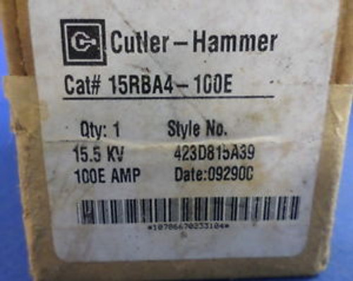 CUTLER-HAMMER 15RBA4-100E, STYLE NO. 423D815A39 , New-SEALED