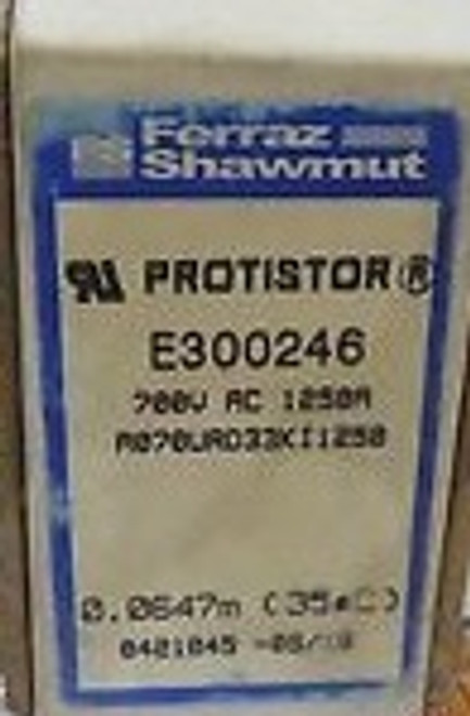 FERRAZ SHAWMUT, A070URD33KI1250, E300246 FUSE, 700 VAC, 1250 A