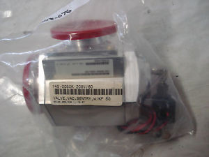 MKS 145-0050K-208V/60 SENTRY VACUUM VALVE,W/ANTI-SUCK BACK KF50, 208V, 50/60Hz