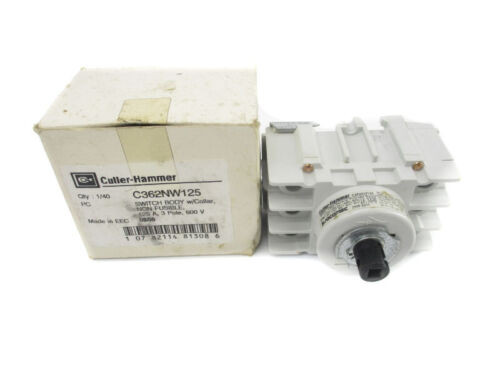 Cutler Hammer C362Nw125 600Vac 125A