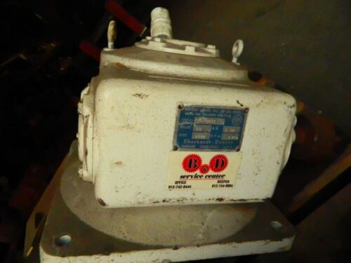 Eberhardt-Denver Gear Reducer 40Vx 60: 2 Hp @ 1750 Rpm. Worm Gear Reducer.