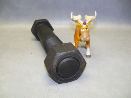 8" X 1-1/2" Dia Hex Bolt Grade 8 Black Oxide Finish W/ Nut 7 Threads Per Inch