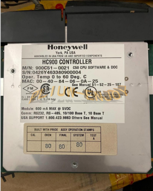 1Pcs Used Honeywell 900C51-0021