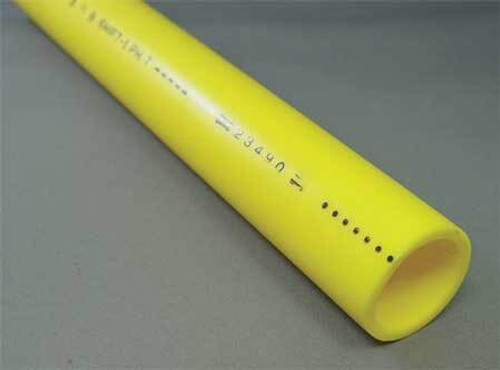 Zoro Select Pga10041010020-500 Gas Tubing, Yellow, 1.315 In Od, 500 Ft